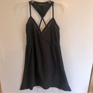PRANA Black Organic Cotton Summer DRESS S